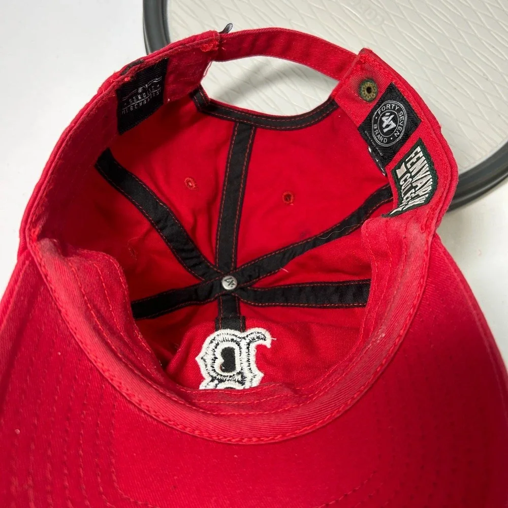 Boston Red Sox Hat '47 Brand Fenway Park Collection Adjustable Dad Cap OSFM